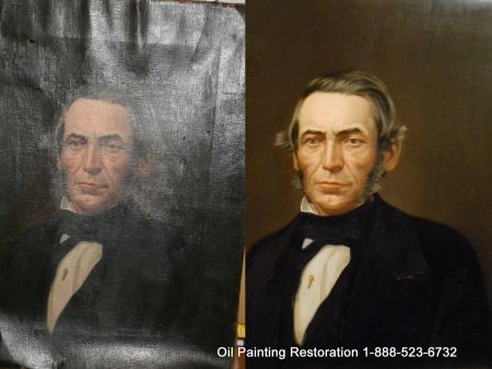 5 Oil Painting Portrait Restoration